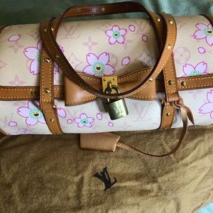 Louis Vuitton Papillon cherry blossom bag RARE
